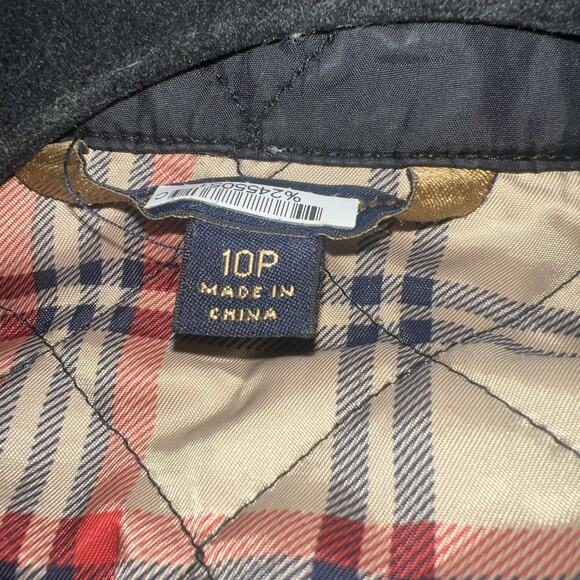 Brooks Brothers Black Lightweight Jacket Size 10p Outerwear Stylish Classic - Picture 5 of 6